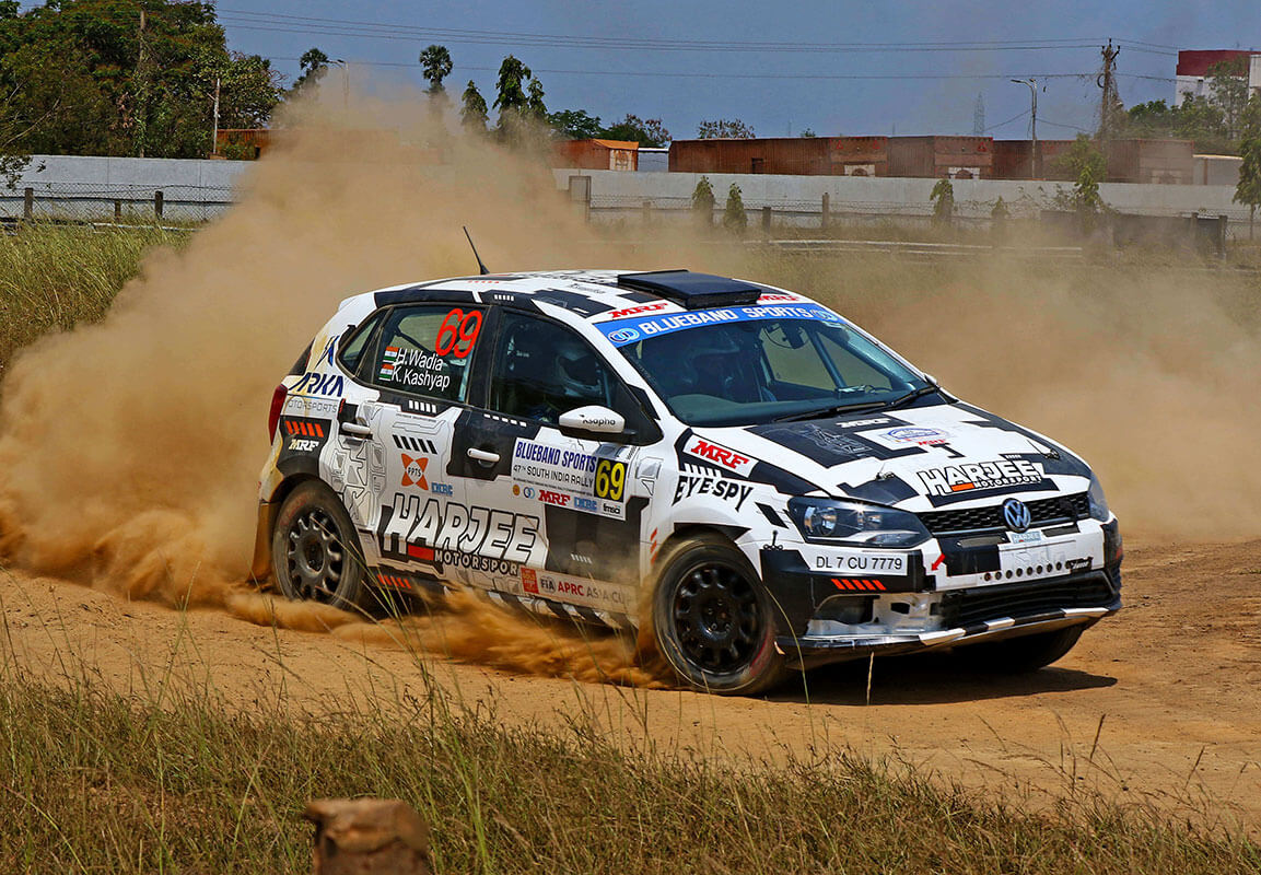 Harkrishan Wadia Secures Triple Victory, Phoebe Nongrum Dominates Women's INRC at 47th MMSC South India Rally